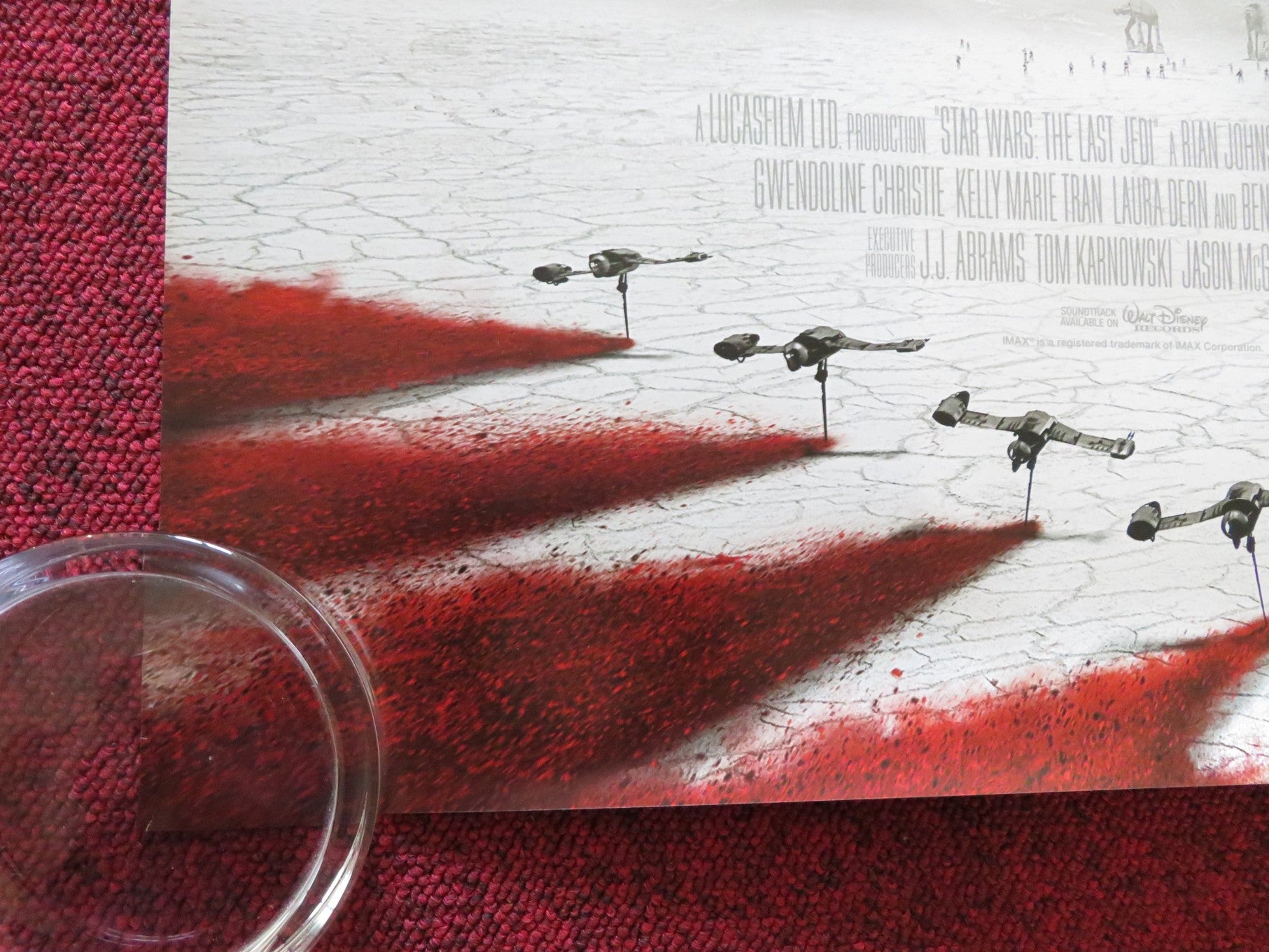 STAR WARS VIII: THE LAST JEDI - D US ONE SHEET ROLLED POSTER MARK HAMILL 2017 Rendezvous Cinema Movie posters