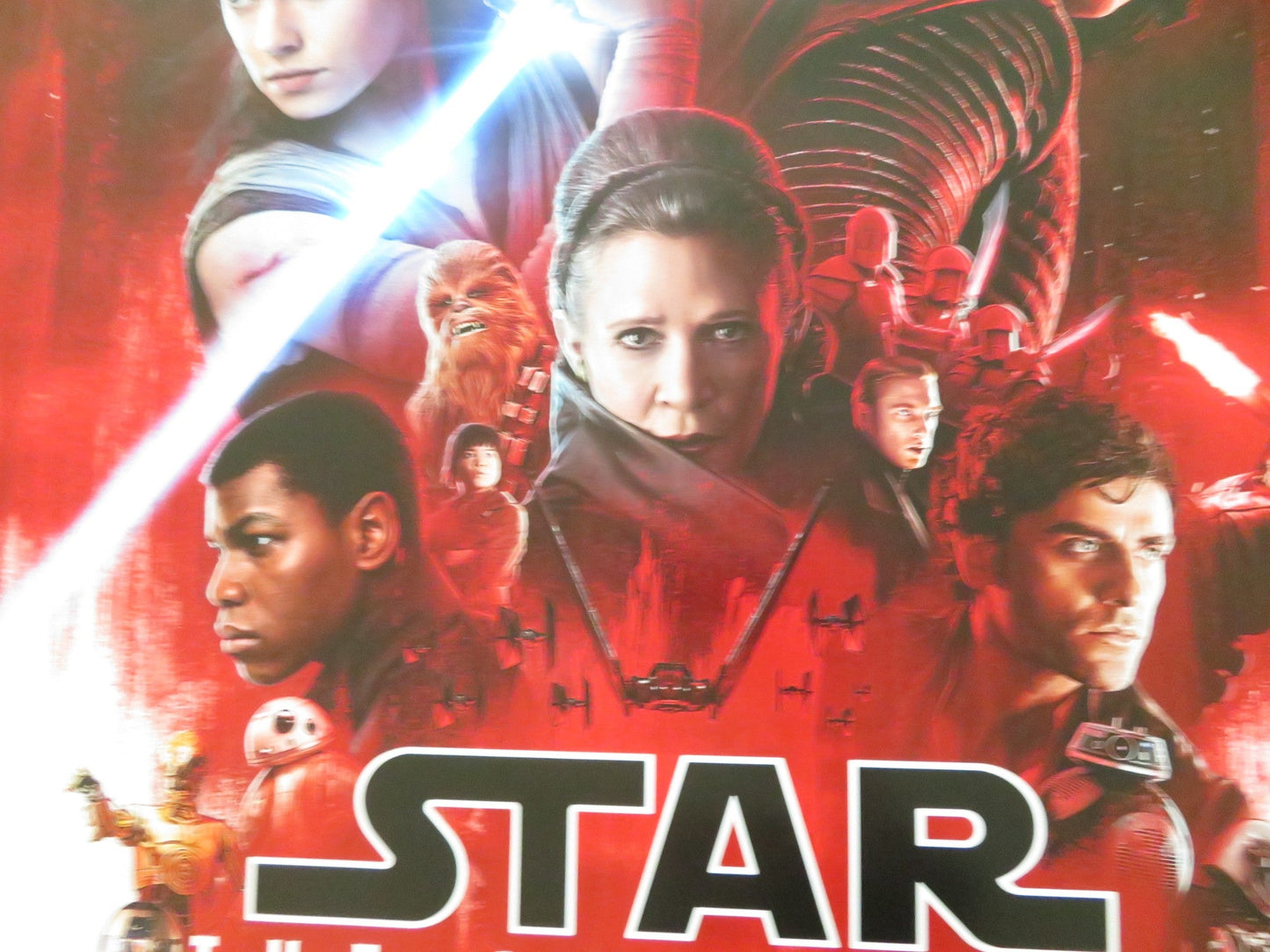 STAR WARS VIII: THE LAST JEDI - D US ONE SHEET ROLLED POSTER MARK HAMILL 2017 Rendezvous Cinema Movie posters