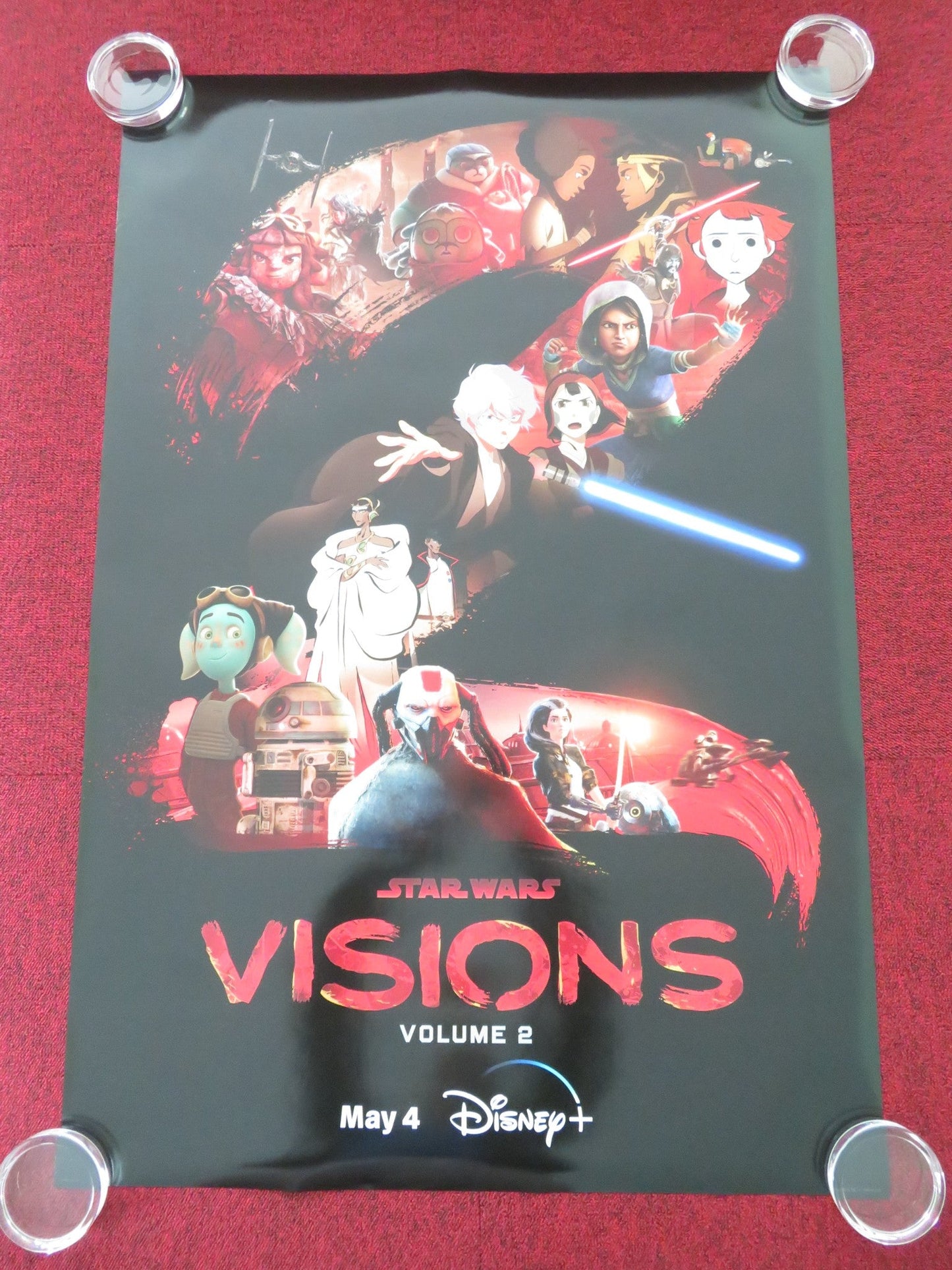 STAR WARS: VISIONS - VOLUME 2 US ONE SHEET ROLLED POSTER SINTERNIKLAAS 2023 Movie posters
