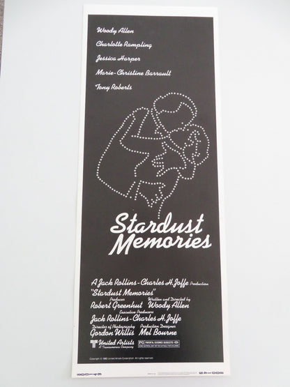 STARDUST MEMORIES US INSERT POSTER WOODY ALLEN CHARLOTTE RAMPLING 1980 Movie posters