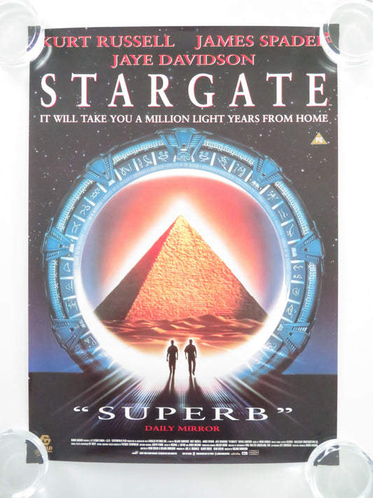 Stargate VHS Video Poster Kurt Russell James Spader 1994 Movie posters