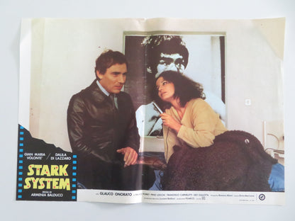 Stark System - B Italian Fotobusta Poster Gian Maria Volontè Di Lazzaro 1980 Movie posters