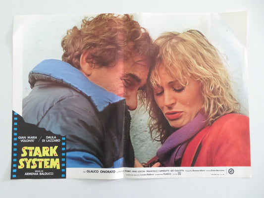 Stark System - C Italian Fotobusta Poster Gian Maria Volontè Di Lazzaro 1980 Movie posters