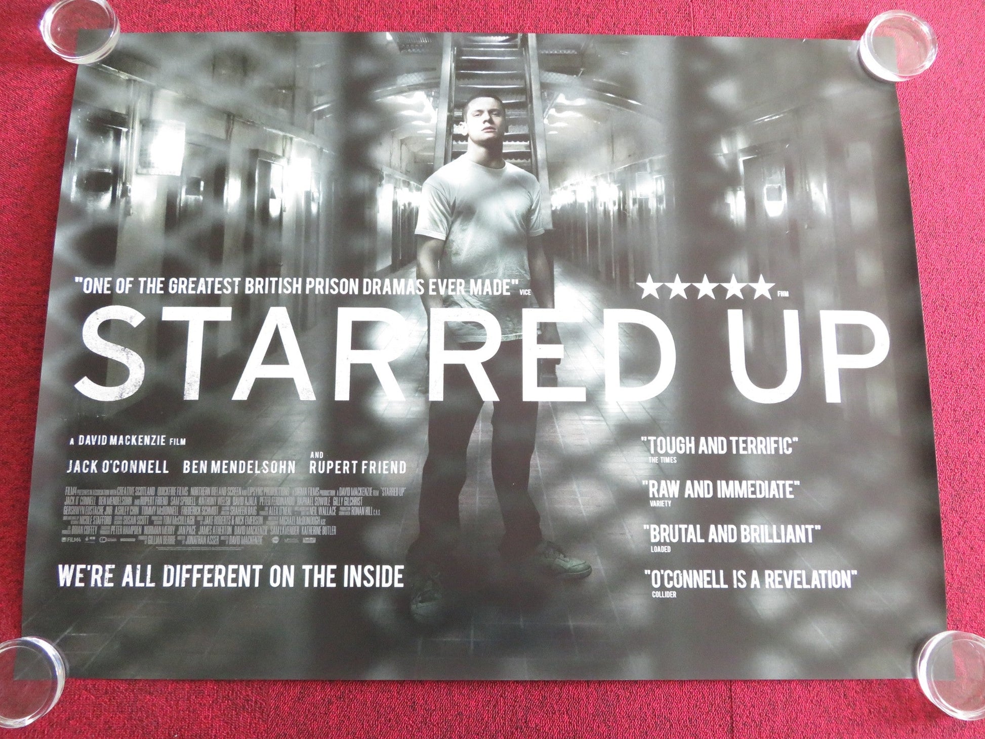 STARRED UP UK QUAD ROLLED POSTER JACK O'CONNELL GILLY GILCHRIST 2013 Rendezvous Cinema Movie posters