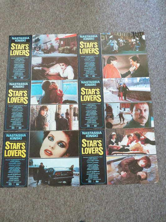 STAR'S LOVERS ITALIAN FOTOBUSTA POSTERS LOT OF 6 KINSKI HARVEY KEITEL 1983 Movie posters