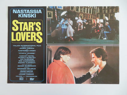 STAR'S LOVERS ITALIAN FOTOBUSTA POSTERS LOT OF 6 KINSKI HARVEY KEITEL 1983 Movie posters