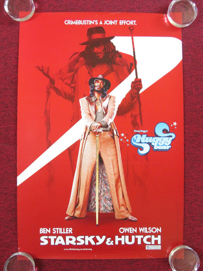 STARSKY AND HUTCH - B VHS VIDEO POSTER ROLLED SNOOP DOGG OWEN WILSON 2004 Rendezvous Cinema Movie posters