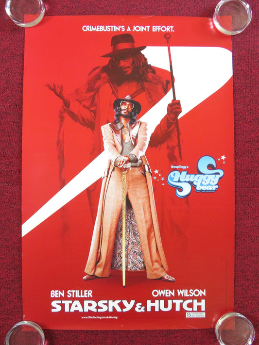 STARSKY AND HUTCH - B VHS VIDEO POSTER ROLLED SNOOP DOGG OWEN WILSON 2004 Rendezvous Cinema Movie posters