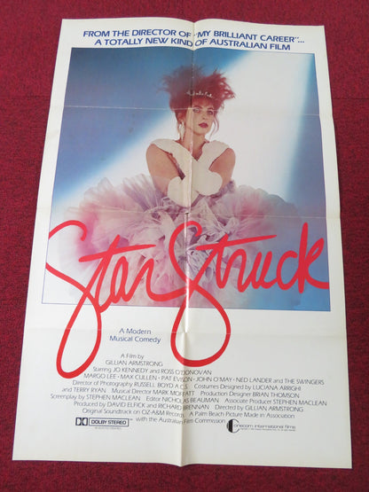 STARSTRUCK FOLDED US ONE SHEET POSTER JOEY KENNEDY ROSS O'DONOVAN 1982 Rendezvous Cinema Movie posters