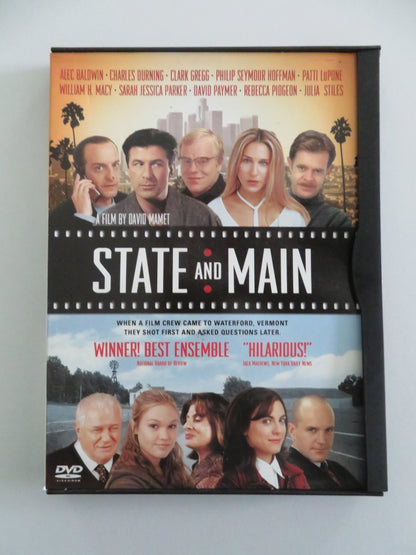State and Main (DVD) Alec Baldwin Philip Seymour Hoffman 2000 Region 1 Movie posters