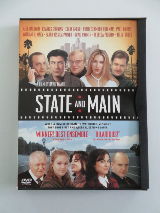 State and Main (DVD) Alec Baldwin Philip Seymour Hoffman 2000 Region 1 Movie posters