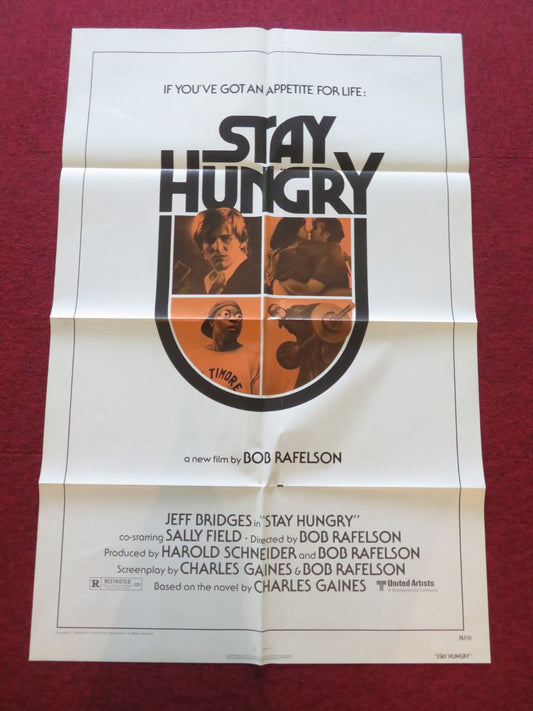 STAY HUNGRY FOLDED US ONE SHEET POSTER JEFF BRIDGES SALLY FIELD 1976 Movie posters