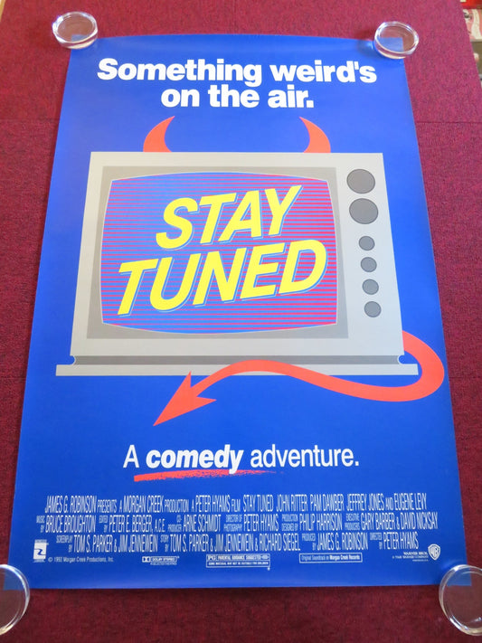 STAY TUNED US ONE SHEET ROLLED POSTER JOHN RITTER PAM DAWBER 1992 Rendezvous Cinema Movie posters