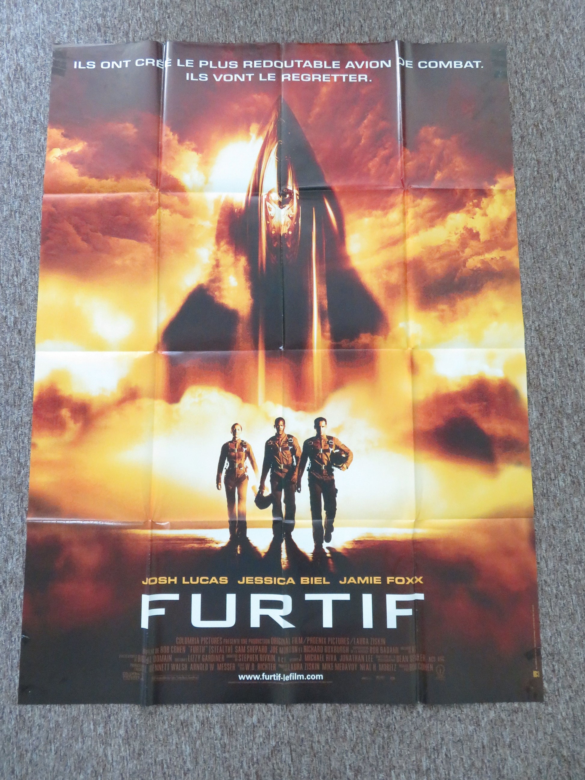 Stealth French Grande Poster Jessica Biel Jamie Foxx 2005 Movie posters
