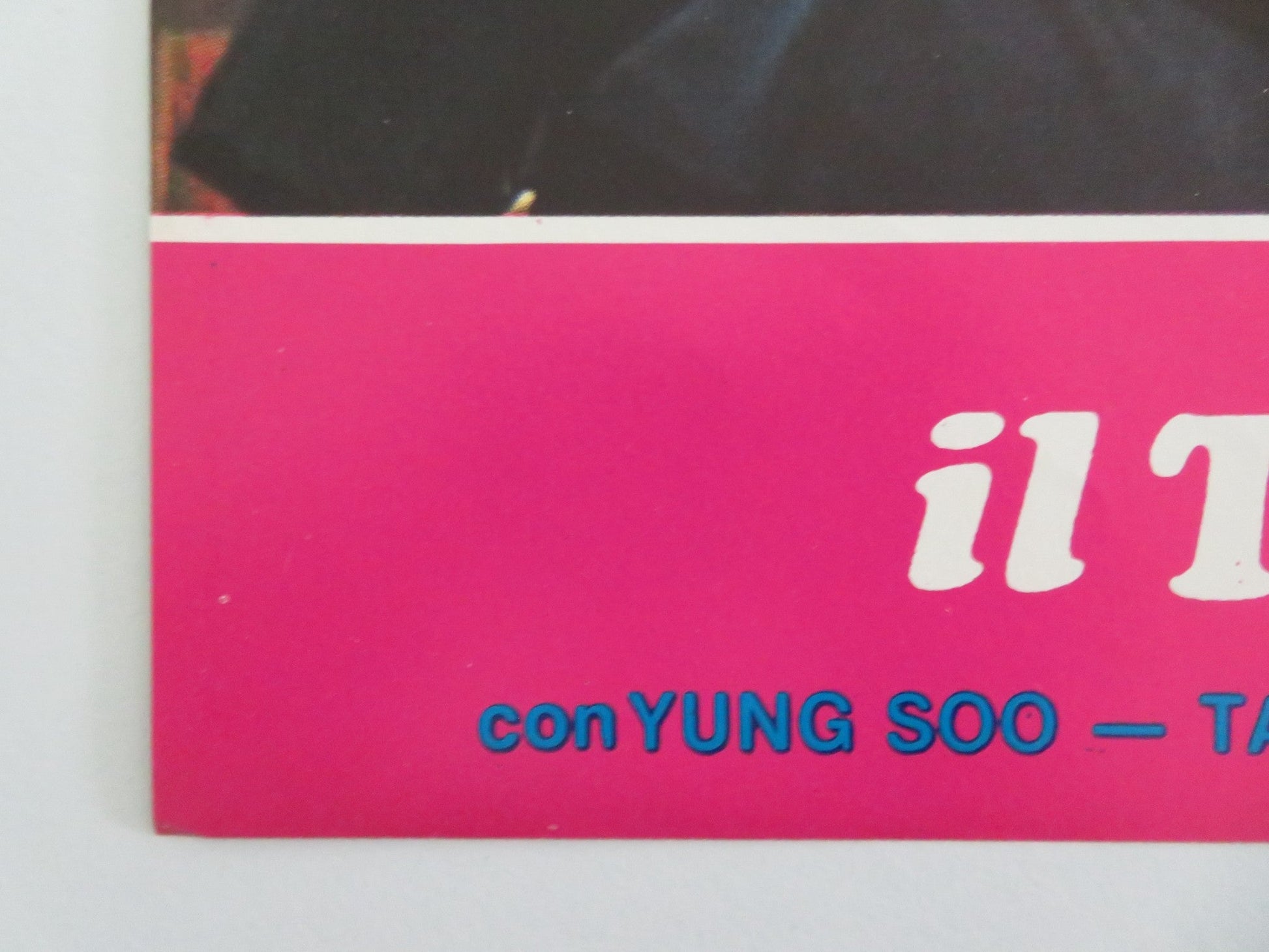 STEEL - FISTED DRAGON - A ITALIAN FOTOBUSTA POSTER JOHNNY HONG KONG FATIMAH 1977 Movie posters