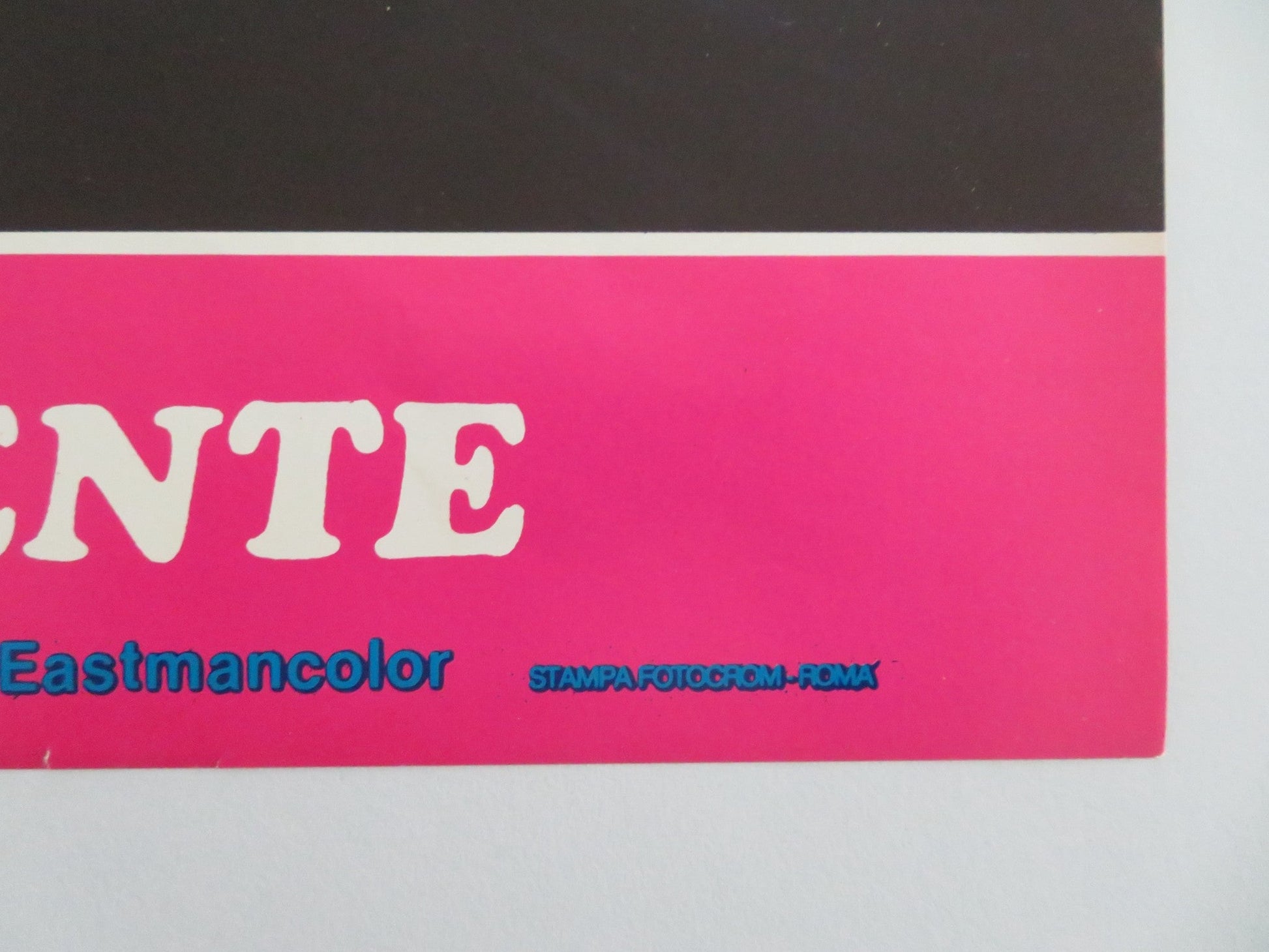 STEEL - FISTED DRAGON - A ITALIAN FOTOBUSTA POSTER JOHNNY HONG KONG FATIMAH 1977 Movie posters