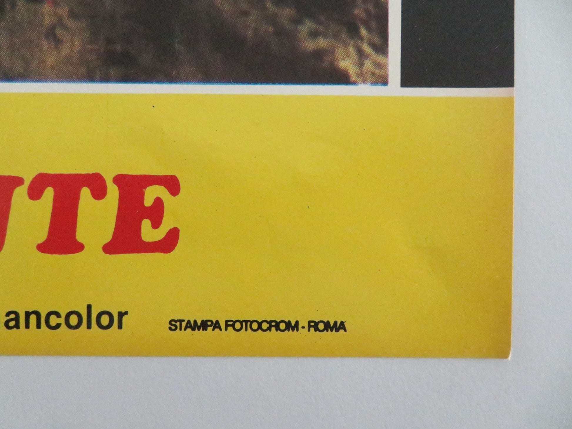 STEEL - FISTED DRAGON - B ITALIAN FOTOBUSTA POSTER JOHNNY HONG KONG FATIMAH 1977 Movie posters