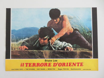 STEEL - FISTED DRAGON - B ITALIAN FOTOBUSTA POSTER JOHNNY HONG KONG FATIMAH 1977 Movie posters