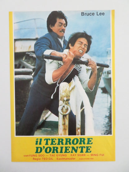 STEEL - FISTED DRAGON - D ITALIAN FOTOBUSTA POSTER JOHNNY HONG KONG FATIMAH 1977 Movie posters