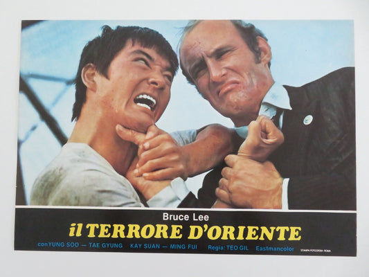 STEEL - FISTED DRAGON - E ITALIAN FOTOBUSTA POSTER JOHNNY HONG KONG FATIMAH 1977 Movie posters