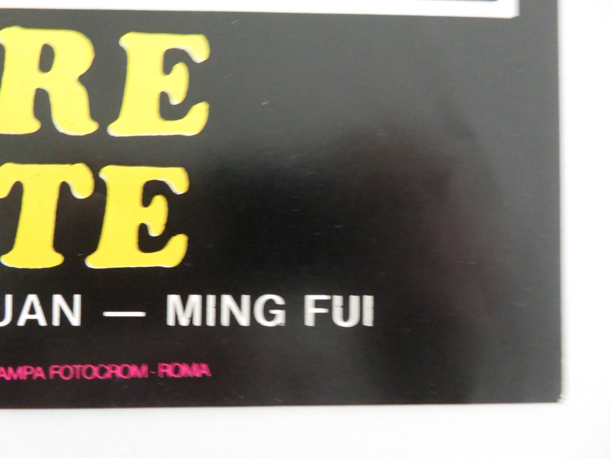 STEEL - FISTED DRAGON - F ITALIAN FOTOBUSTA POSTER JOHNNY HONG KONG FATIMAH 1977 Movie posters