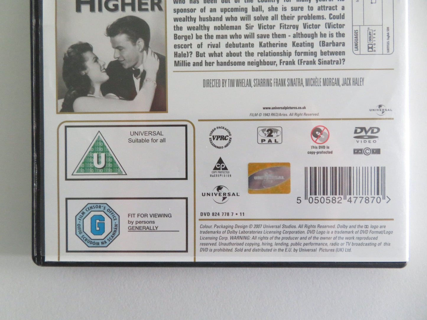 Step Lively and Higher & Higher - Frank Sinatra Double (DVD) 1944 Region 2 Movie posters
