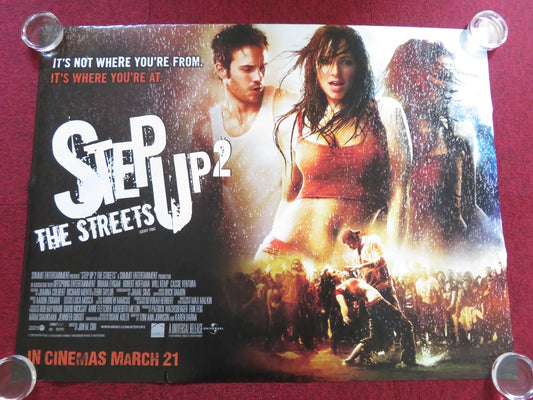 STEP UP 2: THE STREETS UK QUAD ROLLED POSTER BRIANA EVIGAN ROBERT HOFFMAN 2008 Rendezvous Cinema Movie posters