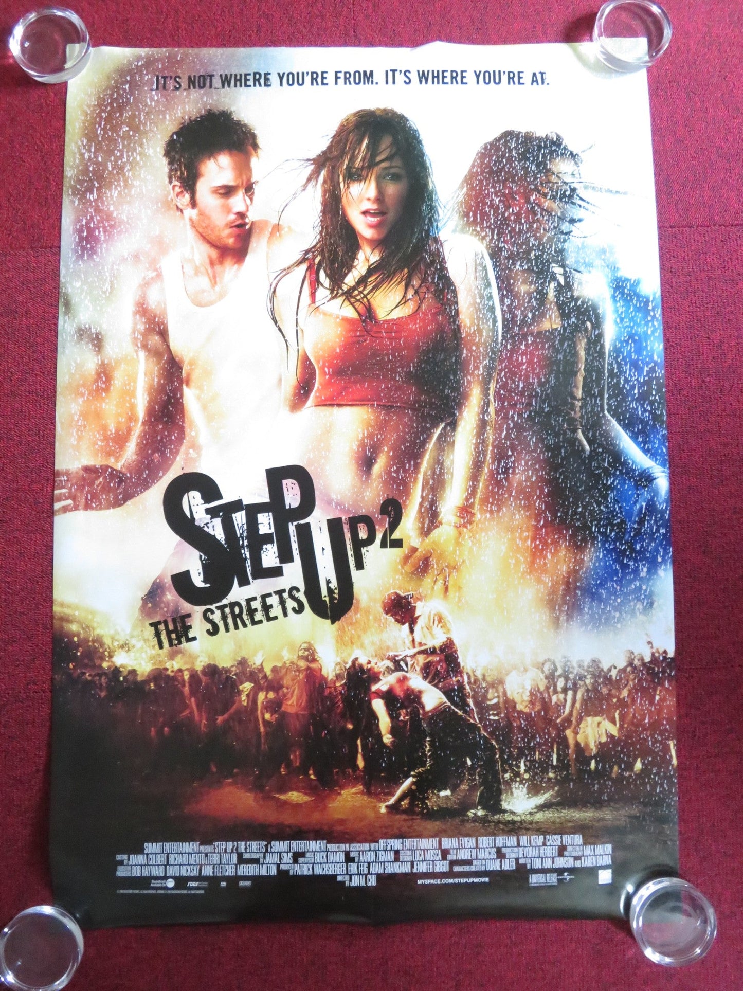 STEP UP 2: THE STREETS US ONE SHEET ROLLED POSTER BRIANA EVIGAN HOFFMAN 2008 Rendezvous Cinema Movie posters