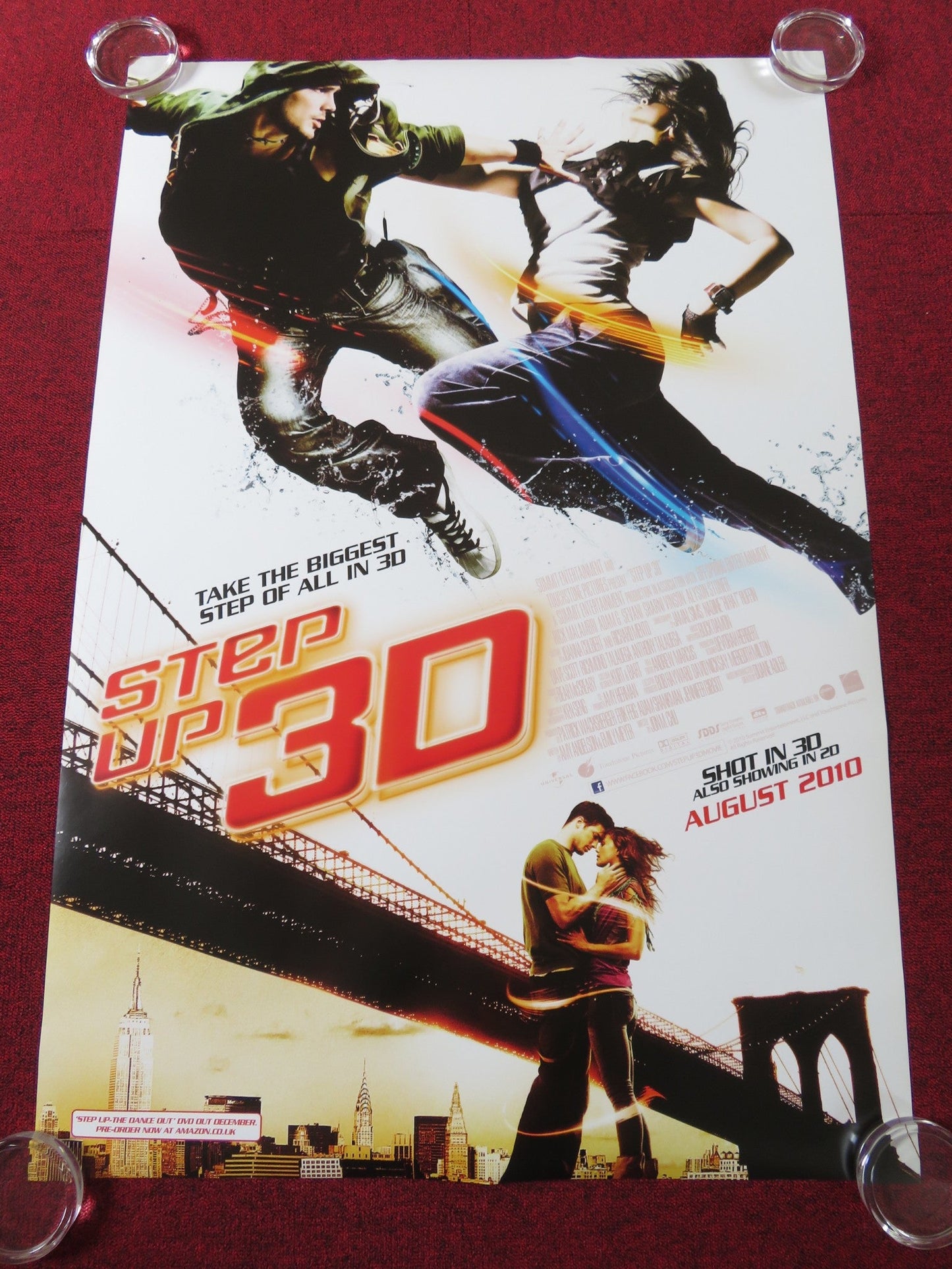 STEP UP 3D US ONE SHEET ROLLED POSTER RICK MALAMBRI ADAM SEVANI 2010 Rendezvous Cinema Movie posters