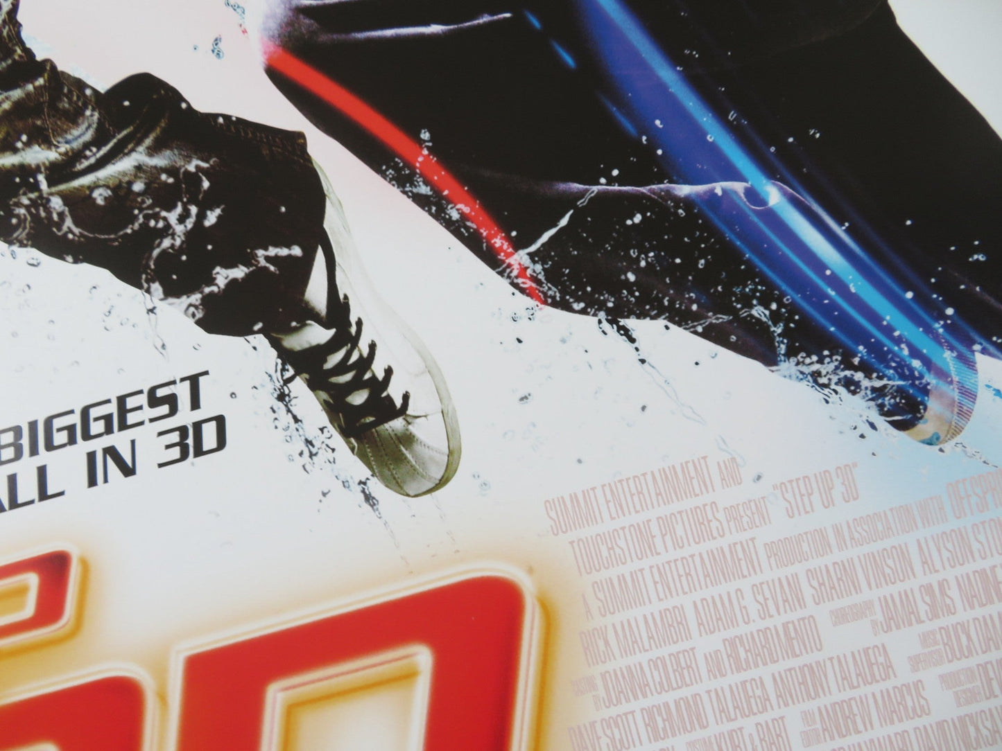 STEP UP 3D US ONE SHEET ROLLED POSTER RICK MALAMBRI ADAM SEVANI 2010 Rendezvous Cinema Movie posters