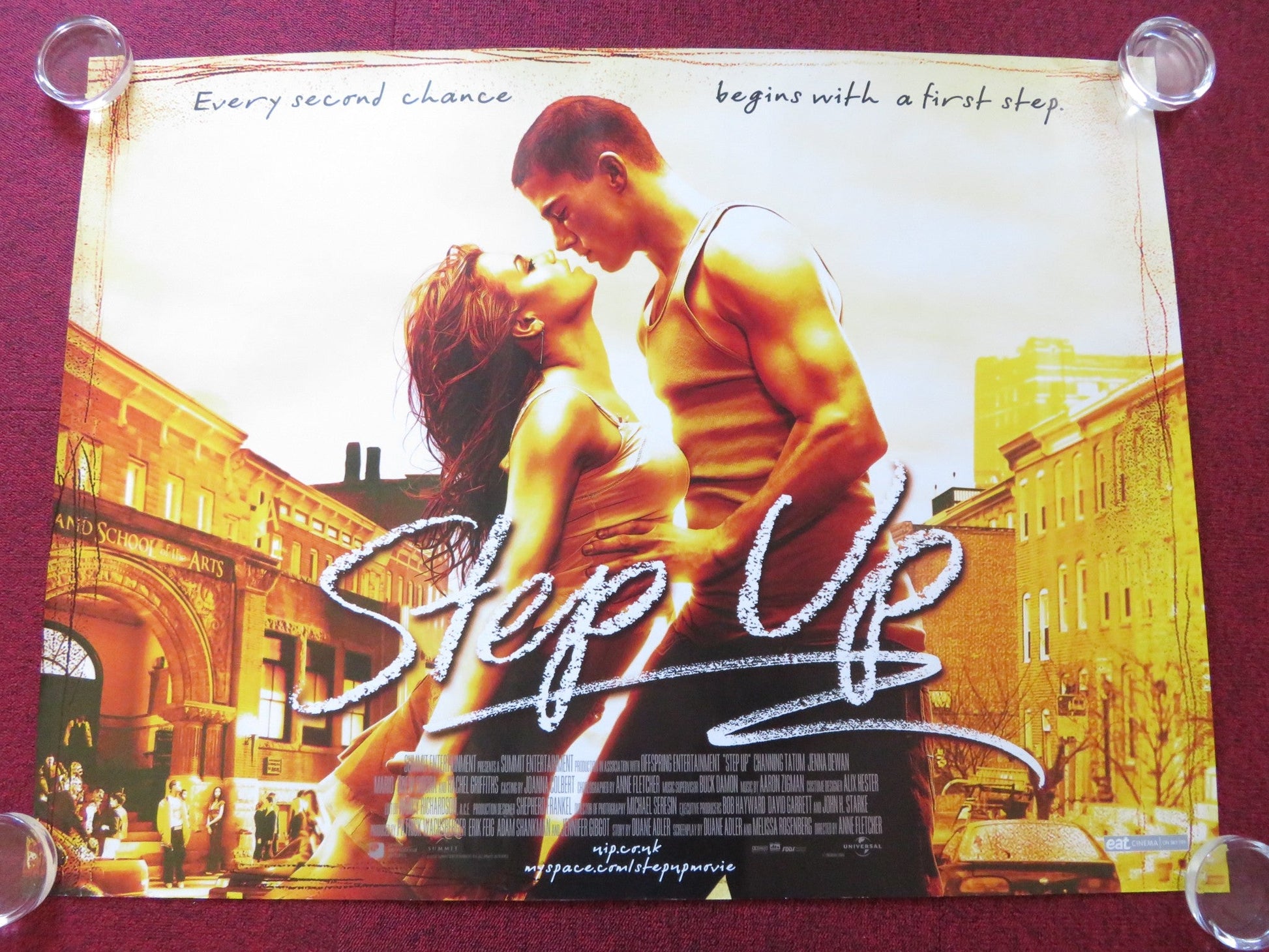 STEP UP UK QUAD ROLLED POSTER CHANNING TATUM JENNA DEWAN 2006 Rendezvous Cinema Movie posters