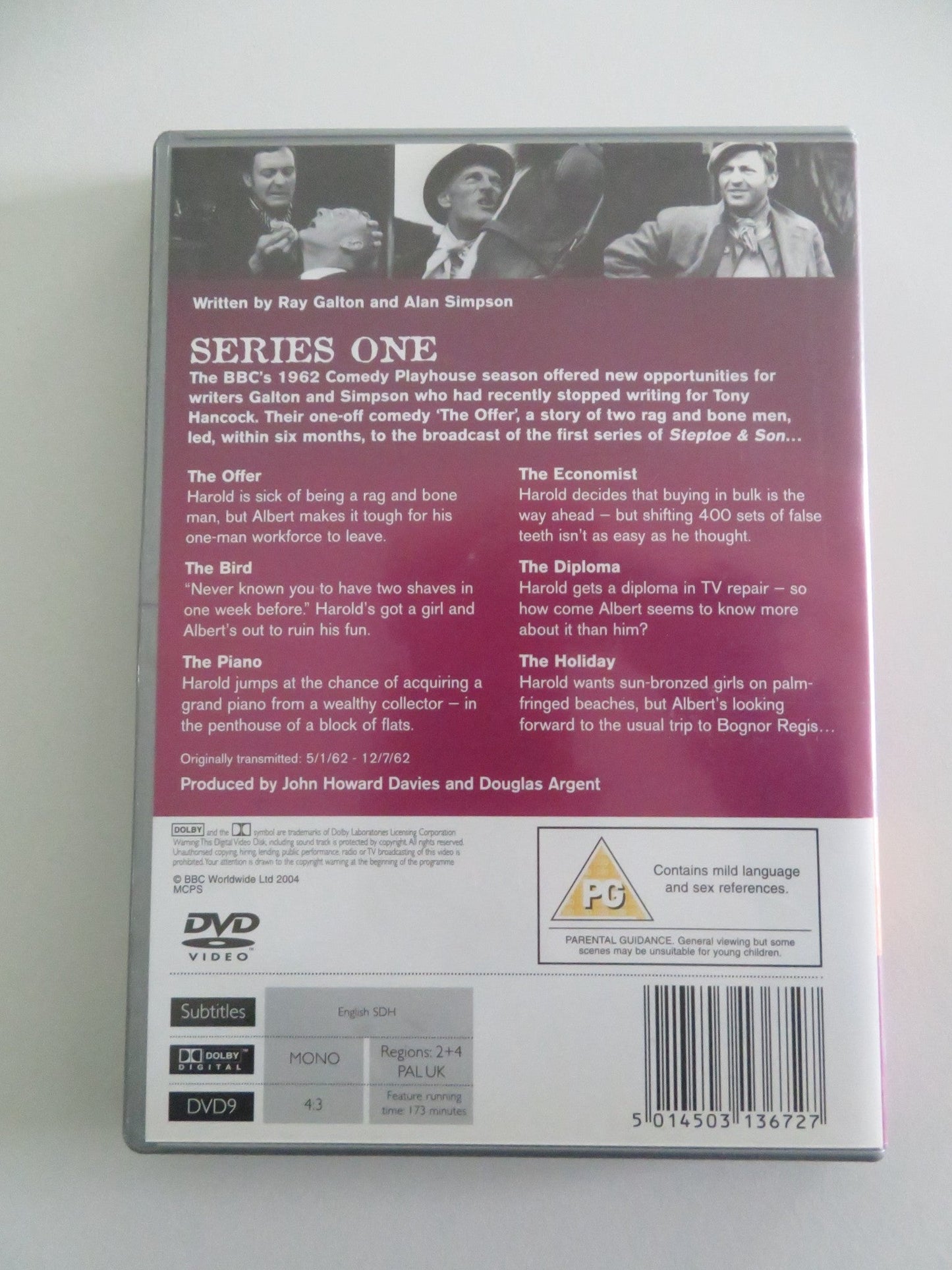 STEPTOE & SON - SERIES ONE (DVD) WILFRED BRAMBELL HARRY CORBETT 1962 REGION 2, 4 Movie posters