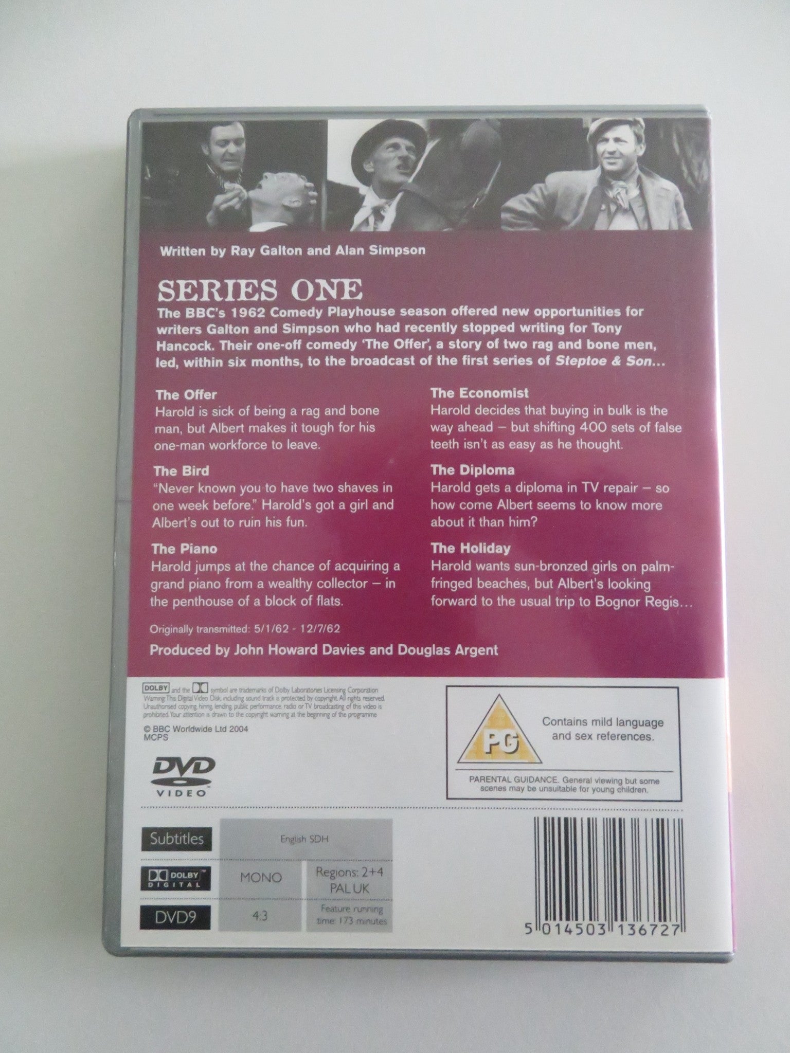 STEPTOE & SON - SERIES ONE (DVD) WILFRED BRAMBELL HARRY CORBETT 1962 REGION 2, 4 Movie posters