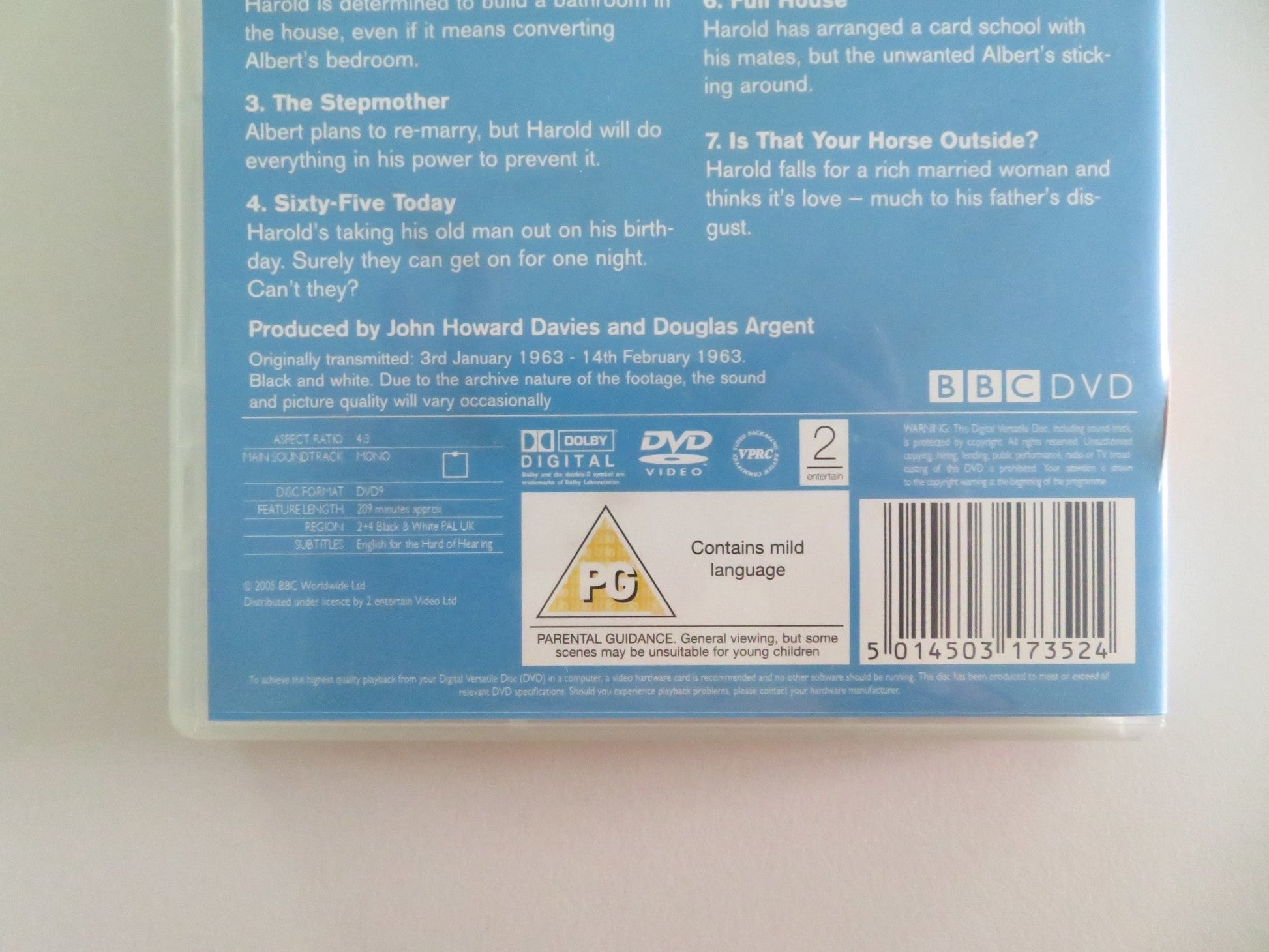 STEPTOE & SON SERIES TWO (DVD) WILFRED BRAMBELL HARRY H. CORBETT 1963 REGION 2,4 Movie posters