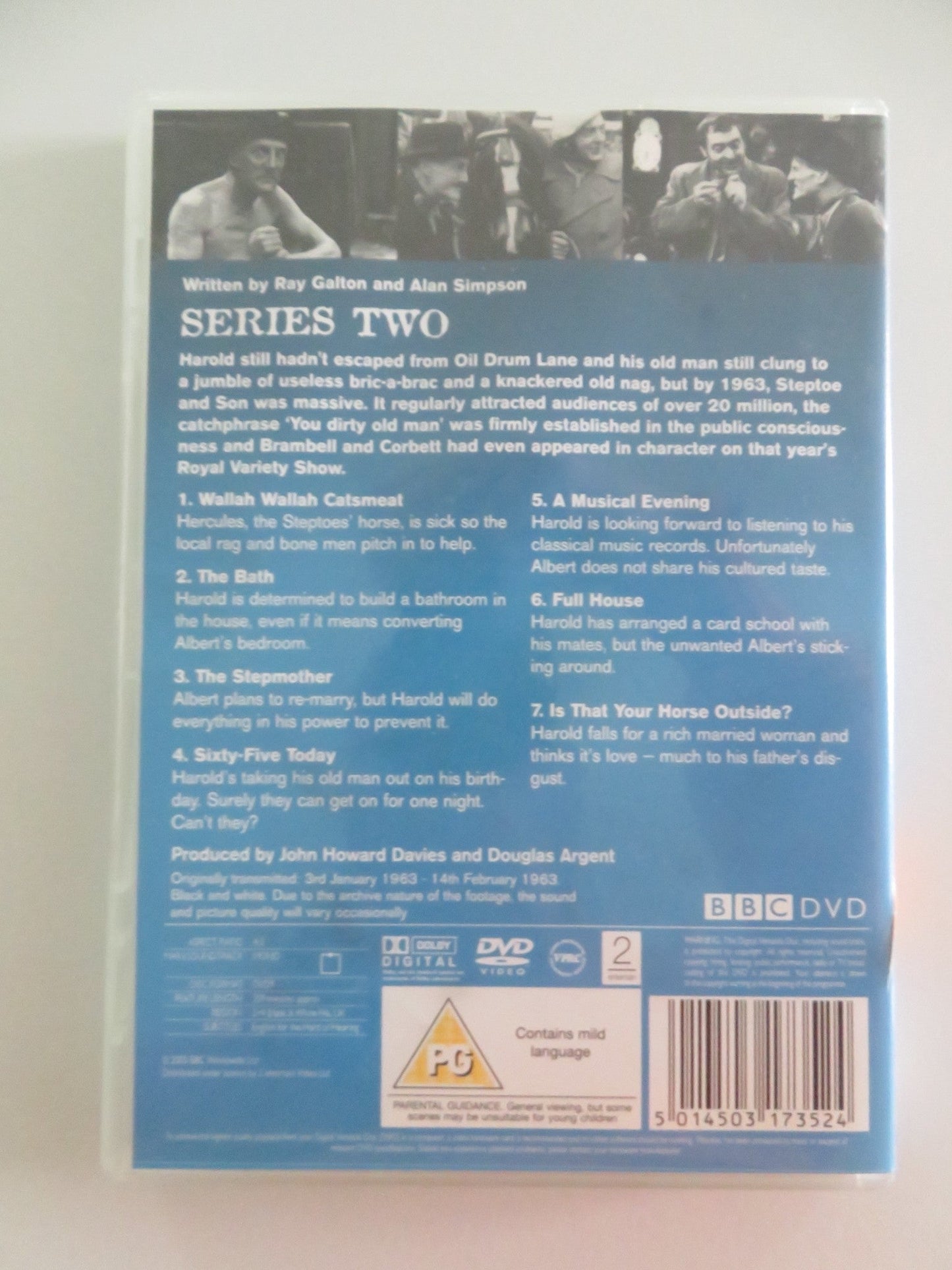STEPTOE & SON SERIES TWO (DVD) WILFRED BRAMBELL HARRY H. CORBETT 1963 REGION 2,4 Movie posters