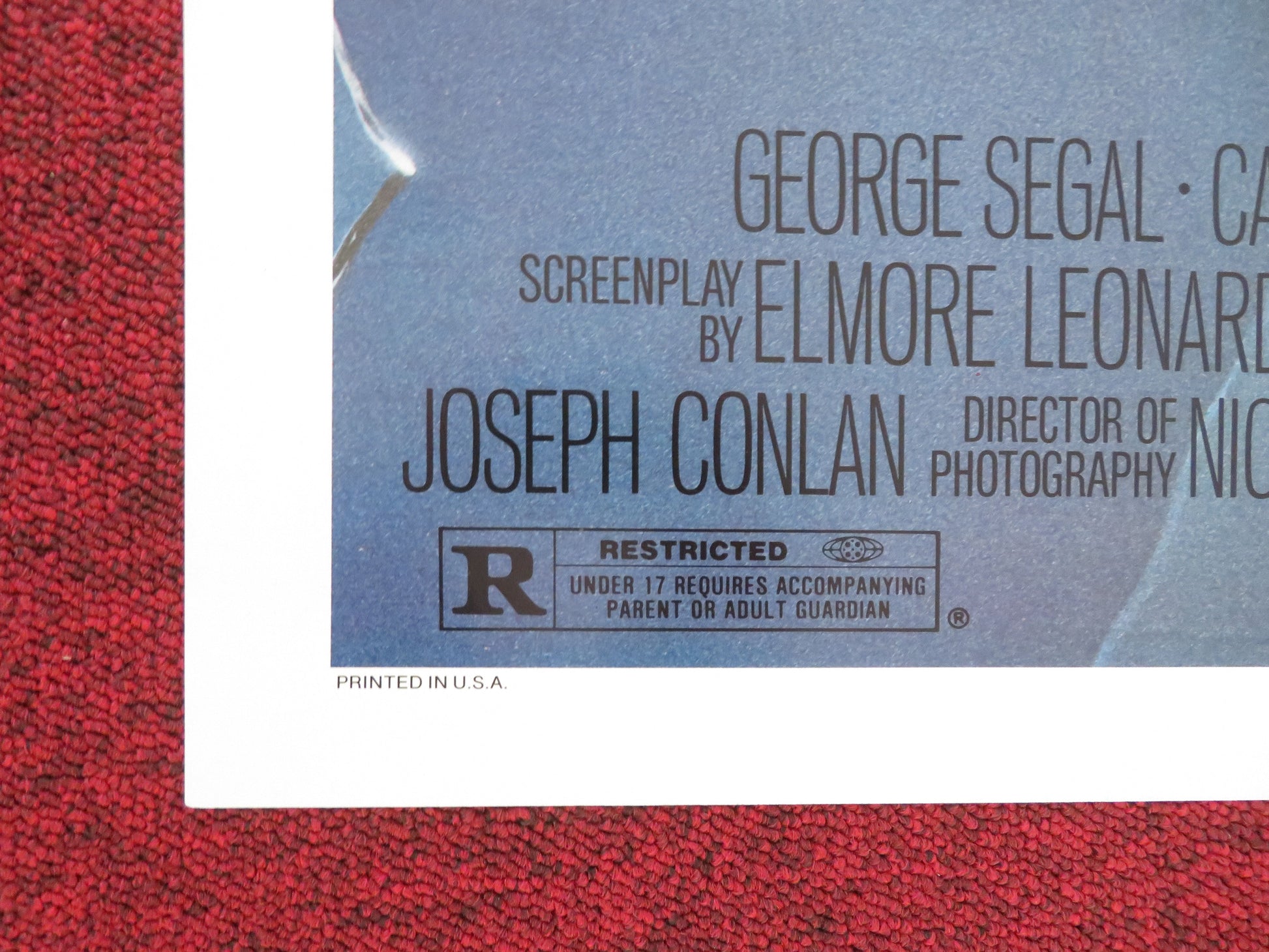 Stick Folded US One Sheet Poster Burt Reynolds Candice Bergen 1985 Movie posters
