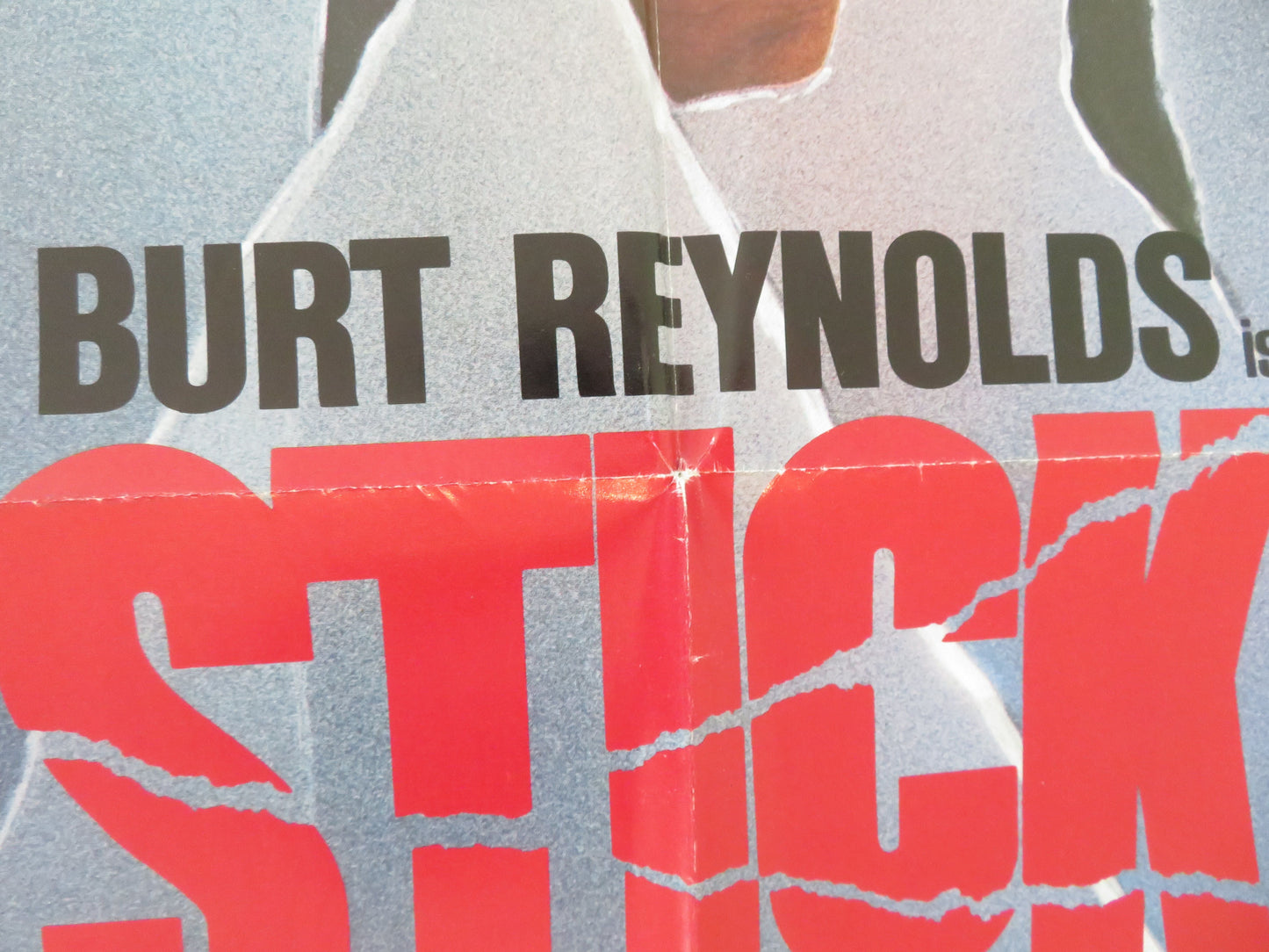 Stick Folded US One Sheet Poster Burt Reynolds Candice Bergen 1985 Movie posters