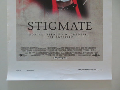 STIGMATA ITALIAN LOCANDINA POSTER PATRICIA ARQUETTE GABRIEL BYRNE 2000 Movie posters