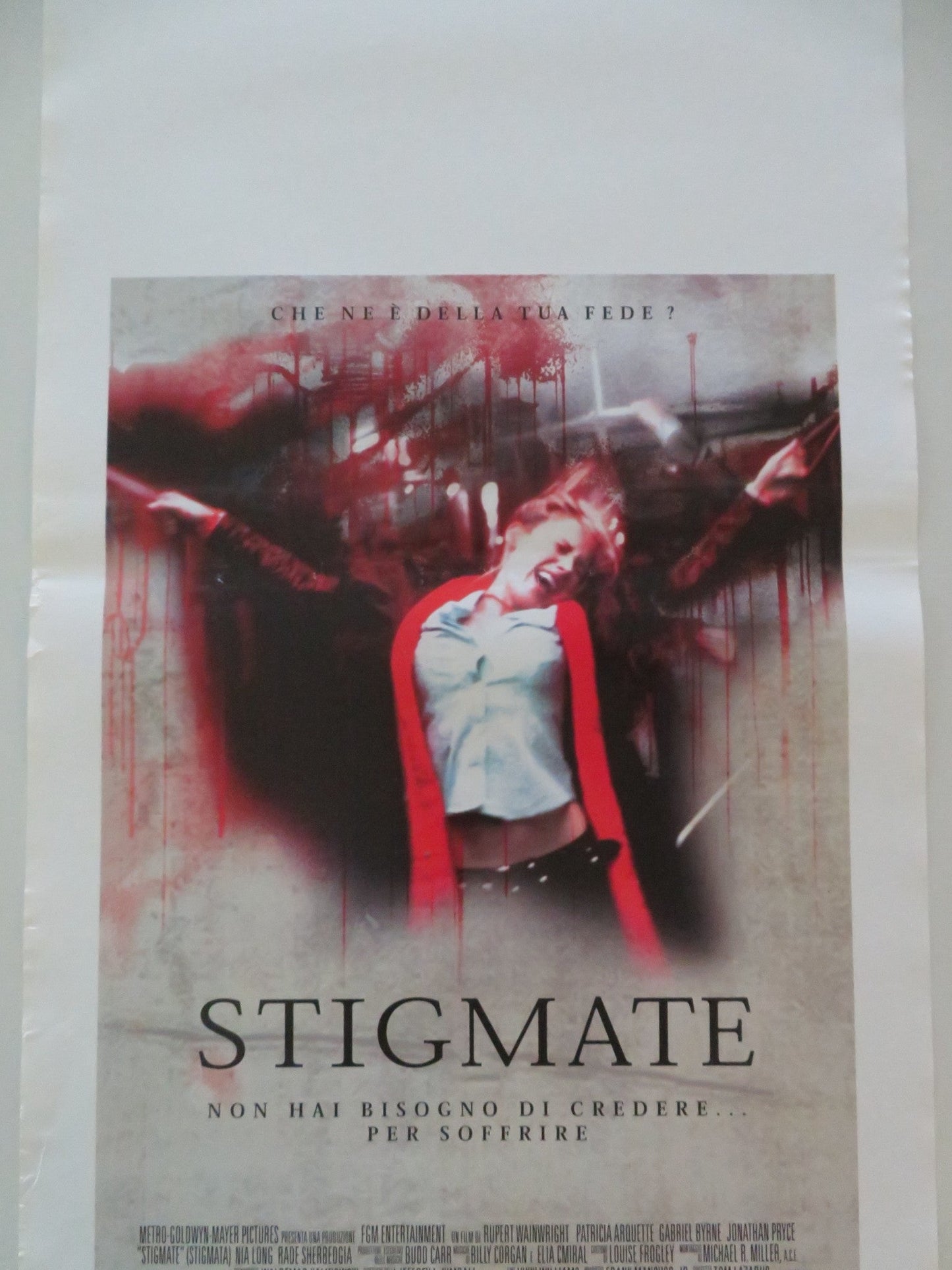 STIGMATA ITALIAN LOCANDINA POSTER PATRICIA ARQUETTE GABRIEL BYRNE 2000 Movie posters