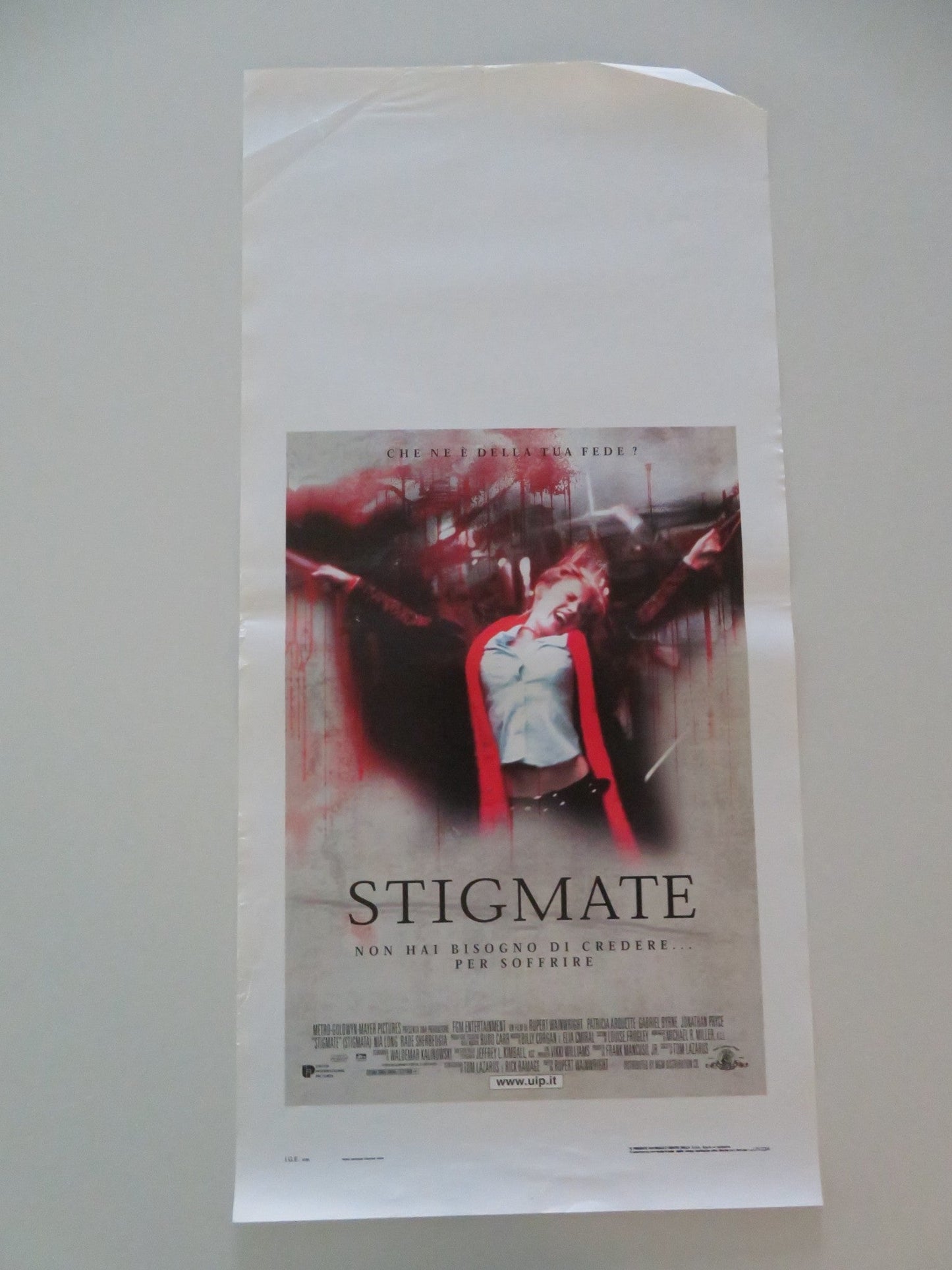 STIGMATA ITALIAN LOCANDINA POSTER PATRICIA ARQUETTE GABRIEL BYRNE 2000 Movie posters