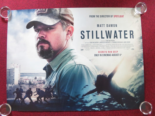 STILLWATER UK QUAD ROLLED POSTER MATT DAMON CAMILLE COTTIN 2021 Rendezvous Cinema Movie posters