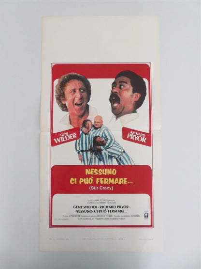 Stir Crazy Italian Locandina Poster Gene Wilder Richard Pryor 1980 Movie posters
