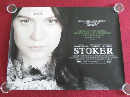 STOKER - B UK QUAD ROLLED POSTER MIA WASIKOWSKA NICOLE KIDMAN 2013 Movie posters