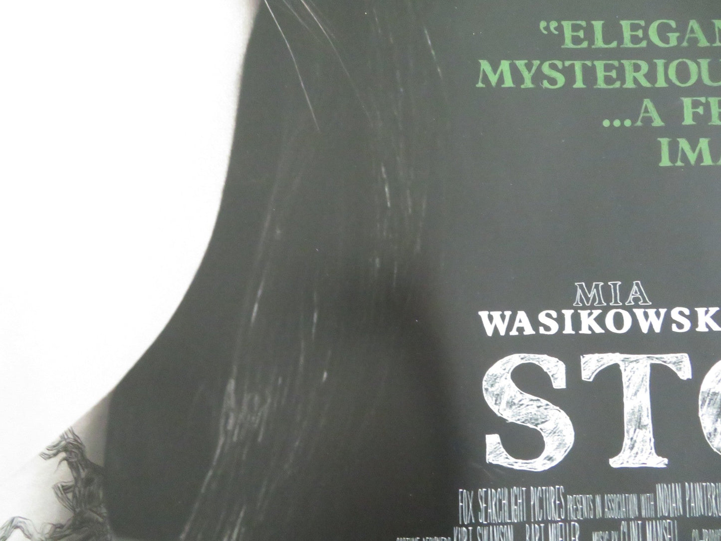 STOKER - B UK QUAD ROLLED POSTER MIA WASIKOWSKA NICOLE KIDMAN 2013 Movie posters