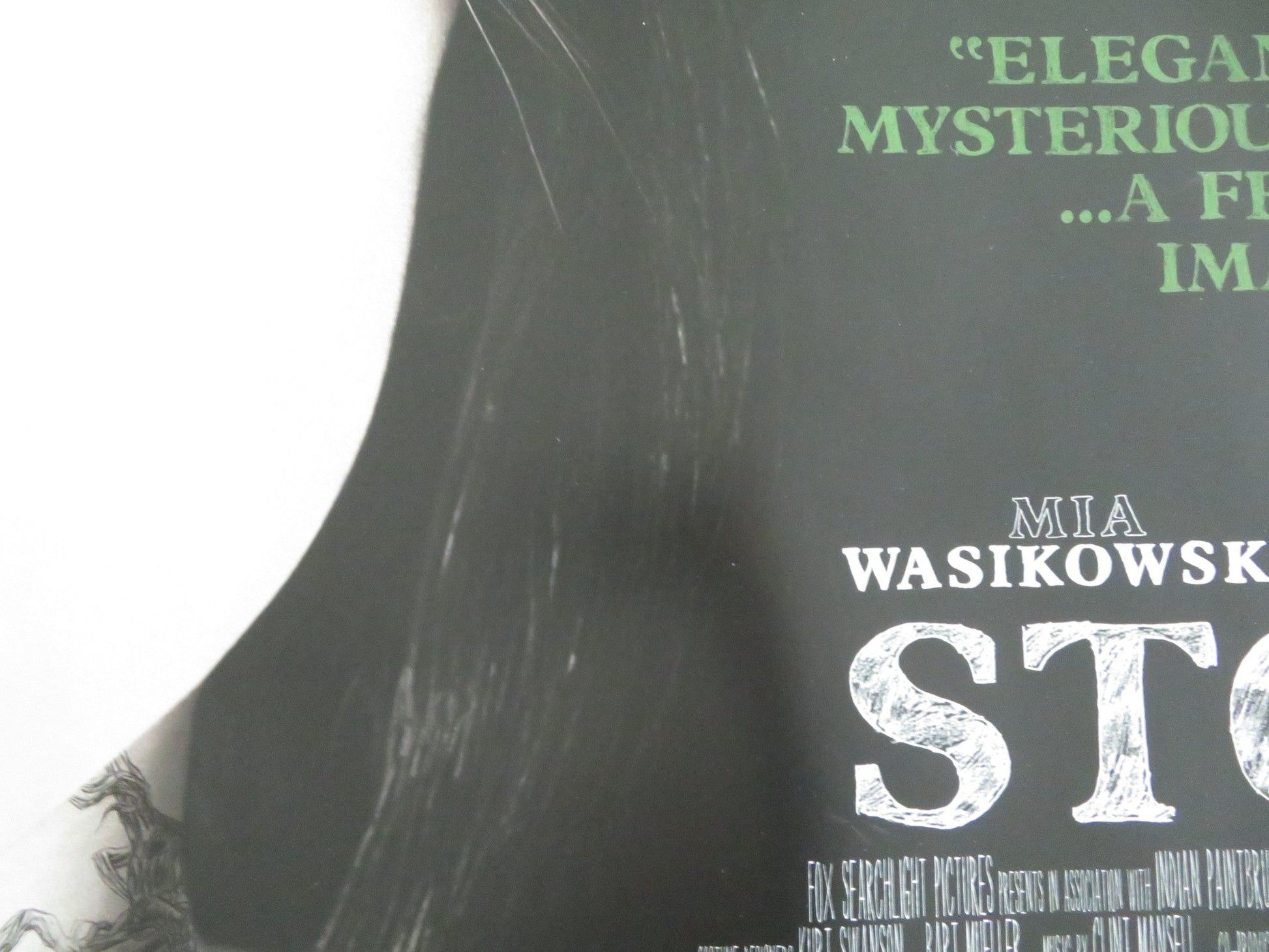 STOKER - B UK QUAD ROLLED POSTER MIA WASIKOWSKA NICOLE KIDMAN 2013 Movie posters