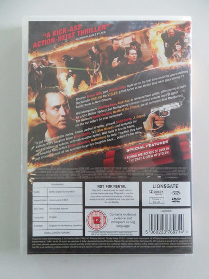 STOLEN (DVD) NICOLAS CAGE JOSH LUCAS 2012 REGION 2 Movie posters