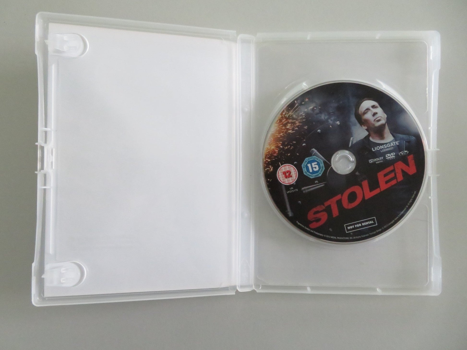 STOLEN (DVD) NICOLAS CAGE JOSH LUCAS 2012 REGION 2 Movie posters