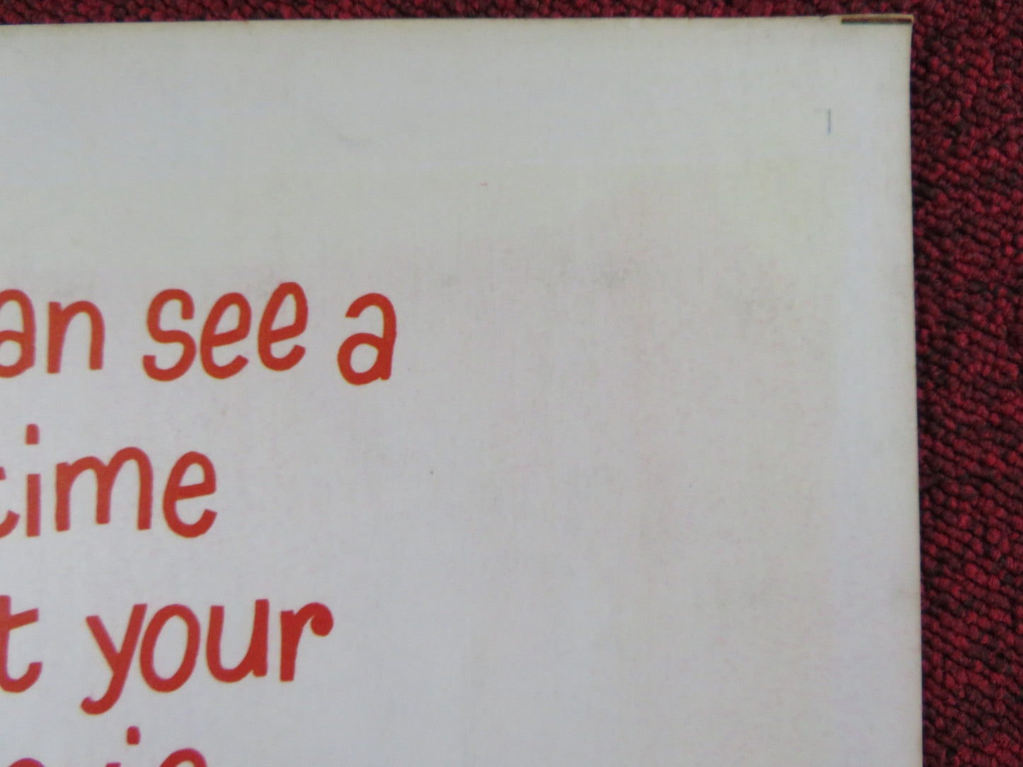 STOP THE WORLD I WANT TO GET OFF US INSERT POSTER TONY TANNER M. MARTIN 1966 Rendezvous Cinema Movie posters