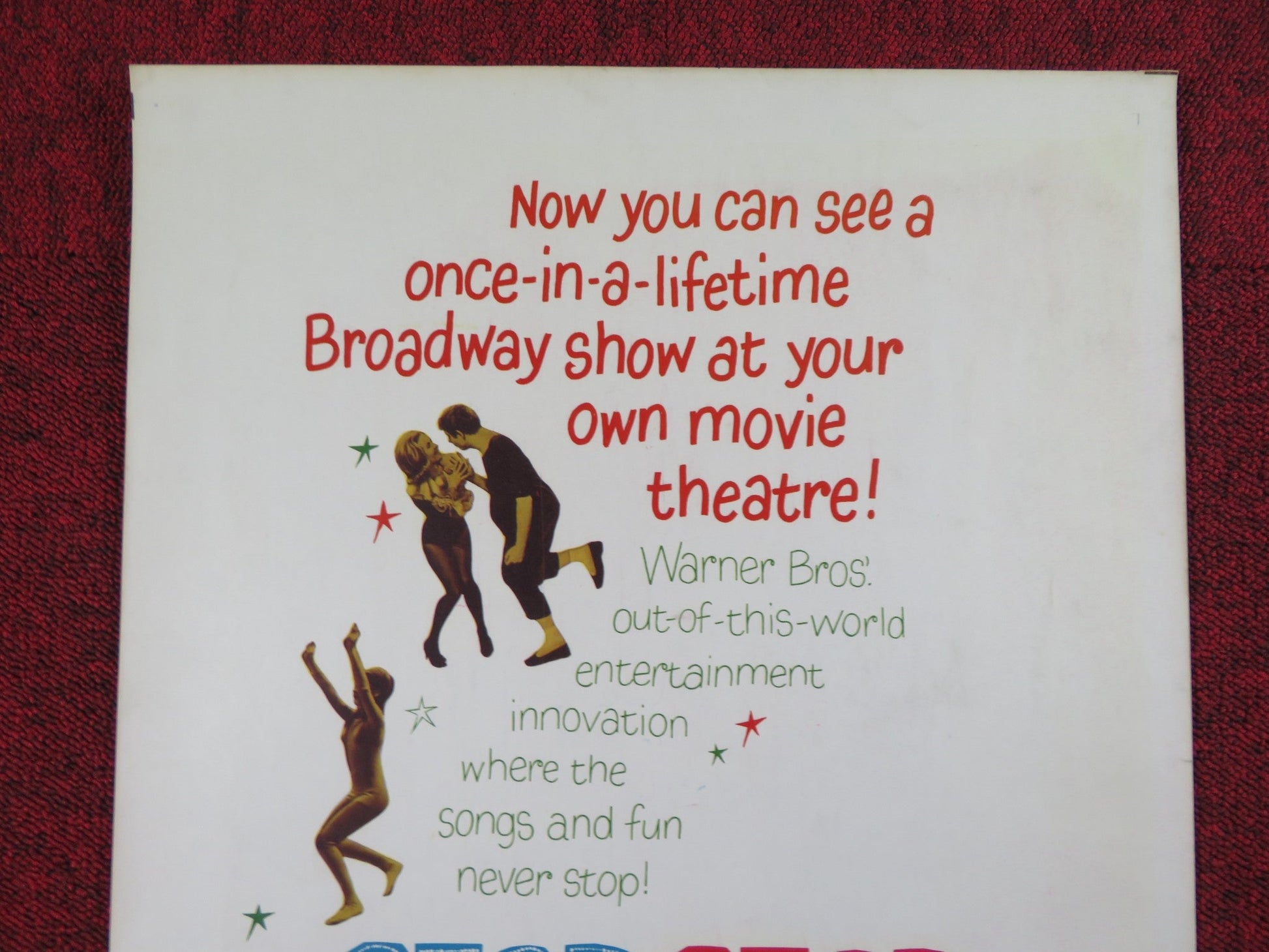 STOP THE WORLD I WANT TO GET OFF US INSERT POSTER TONY TANNER M. MARTIN 1966 Rendezvous Cinema Movie posters