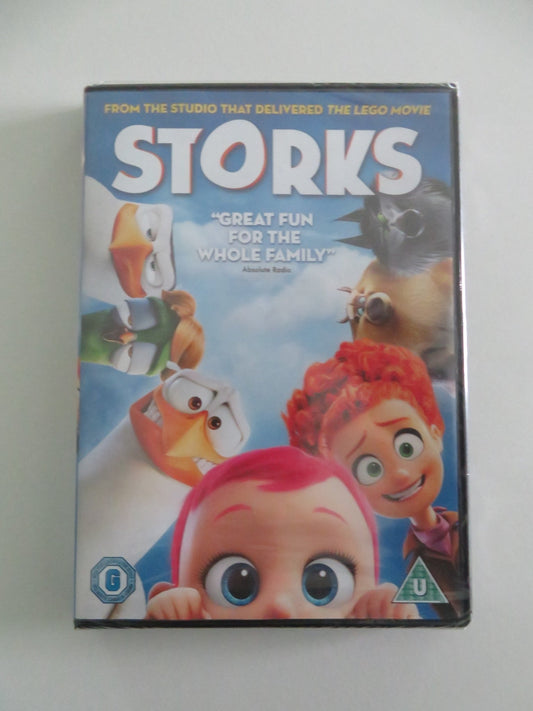 Storks (DVD) Kelsey Grammer Jennifer Aniston 2016 Region 2 Movie posters